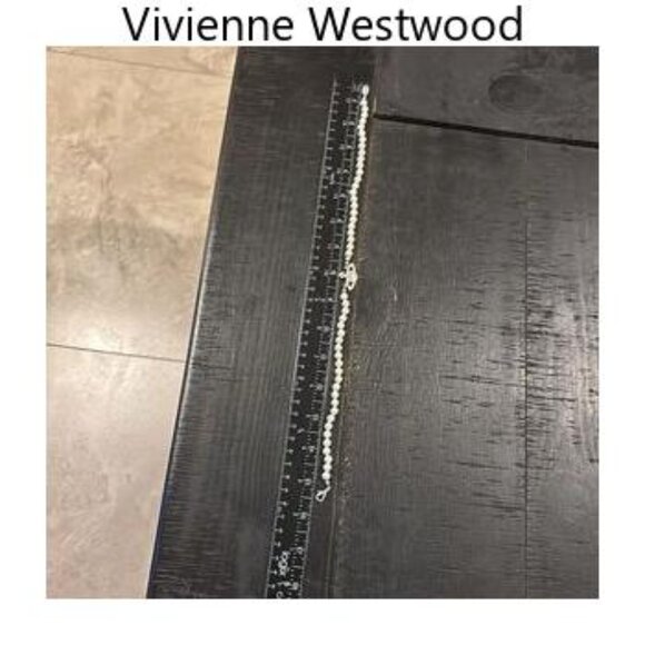 NWT Vivienne Westwood LARGE Bas Relief Pearl Necklace - Picture 5 of 5